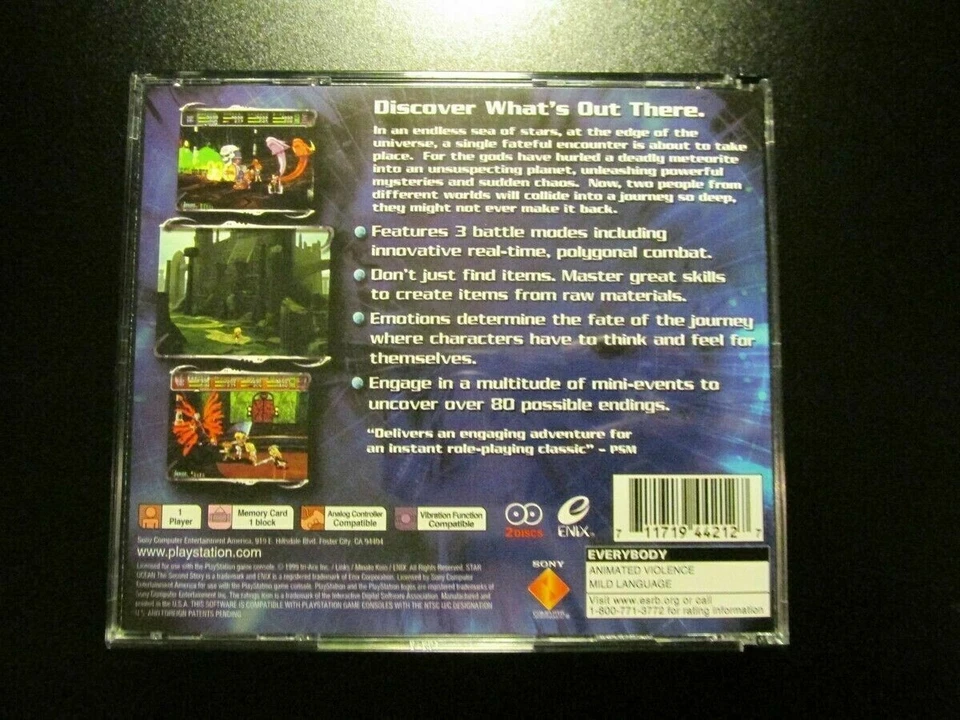 Star Ocean Second (SONY PlayStation 1) PS1 Chrono Trigger COMPLETE PRISTINE NEW - Image 4 of 4