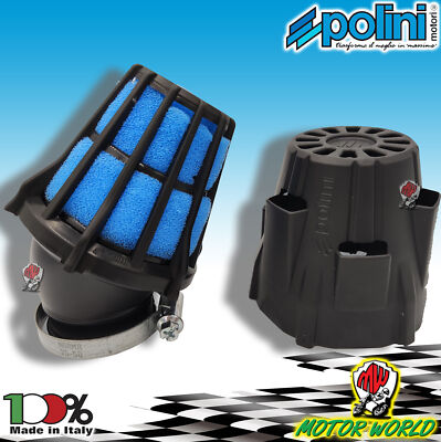 Filtro Aria POLINI 37mm - In Plastica, Diametro 80mm, Lunghezza 115mm, Per Motorini E Scooter - Foto 9