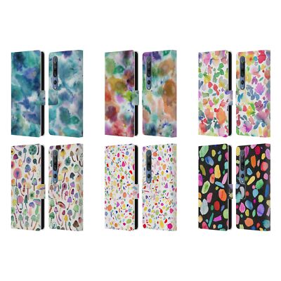 OFFICIAL NINOLA COLORFUL ABSTRACT SHAPES LEATHER BOOK CASE FOR XIAOMI PHONES