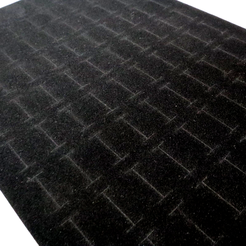 Jewelry Ring Earring Holder Tray Insert Liner Black Foam 100 Slots 13 x 9 inches