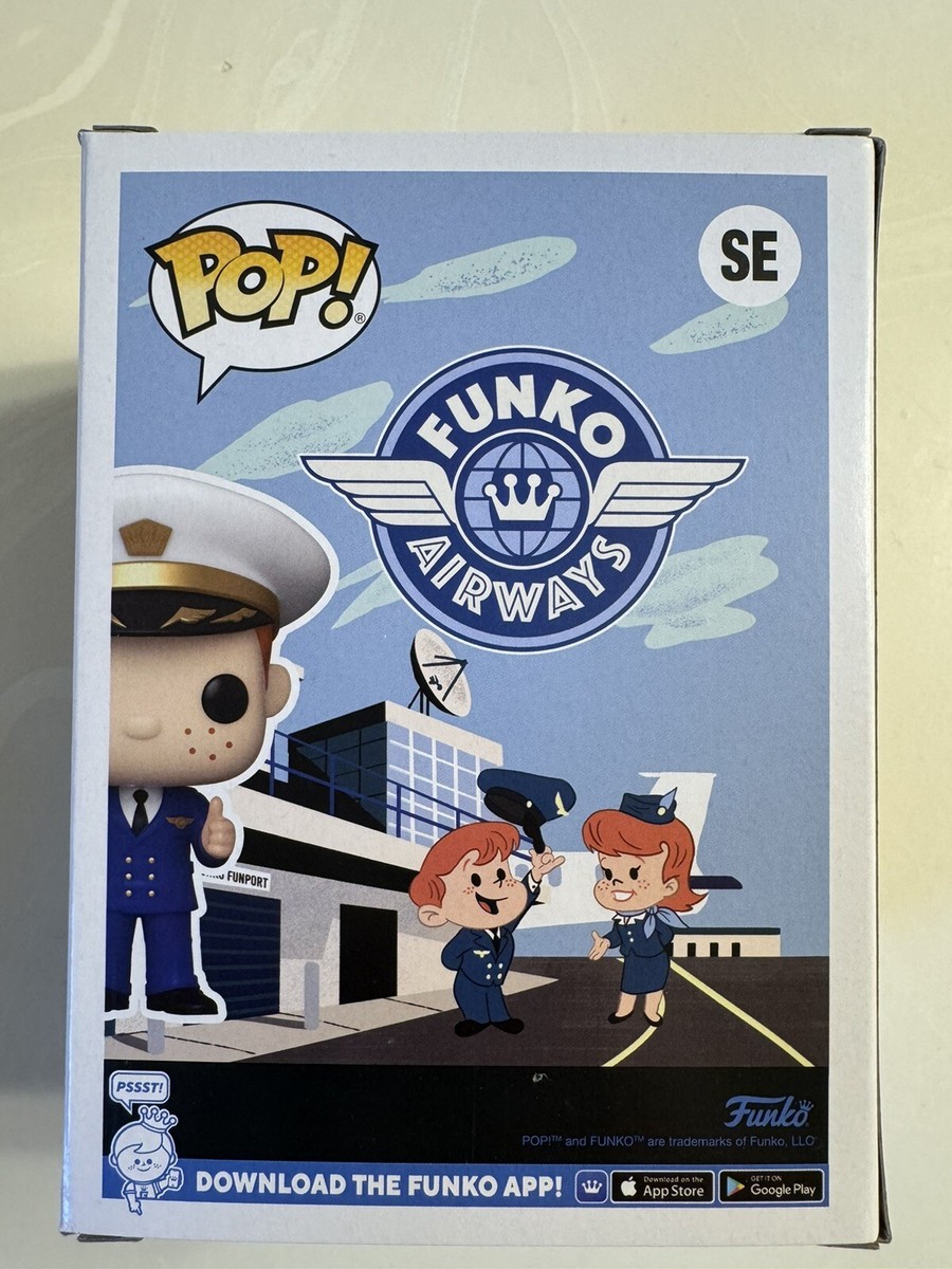 Funko Pop! SE Freddy Funko Pilot Airways Chicago C2E2 2024