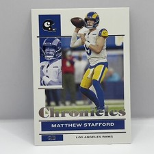 2021 Panini Chronicles Football Matthew Stafford Base #45 Los Angeles Rams