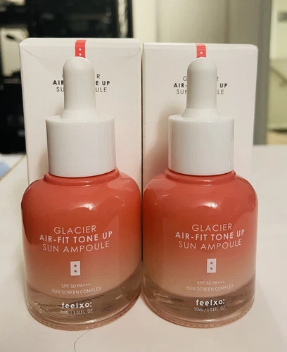 Feelxo Glacier Air-Fit UV Protect Tone - Up Sun Ampoule SPF50+/PA+++ 30ML X 2pcs