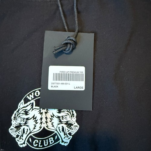 Darc Sport Wolves Club Shirt SOLD OUT Fired Up Premium Tee NEW Large Forever - Picture 4 of 4