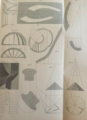 Antiker Tischler Druck Gravur um 1877 Diagramm Technik Holz viktorianisch