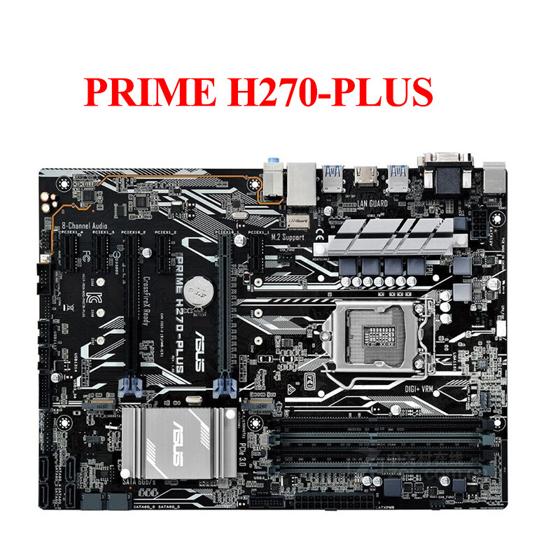 FOR ASUS PRIME H270-PLUS LGA1151/DDR4/64GB/VGA+DVI+ Motherboard