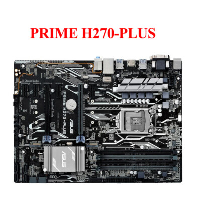FOR ASUS PRIME H270-PLUS LGA1151/DDR4/64GB/VGA+DVI+ Motherboard