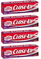 Close-Up Fluoride Toothpaste Freshening Red Gel 4 oz Pack of 4