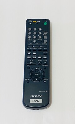 SONY ORIGINAL TV/DVD SYSTEM REMOTE CONTROL RMT-D117A TESTED