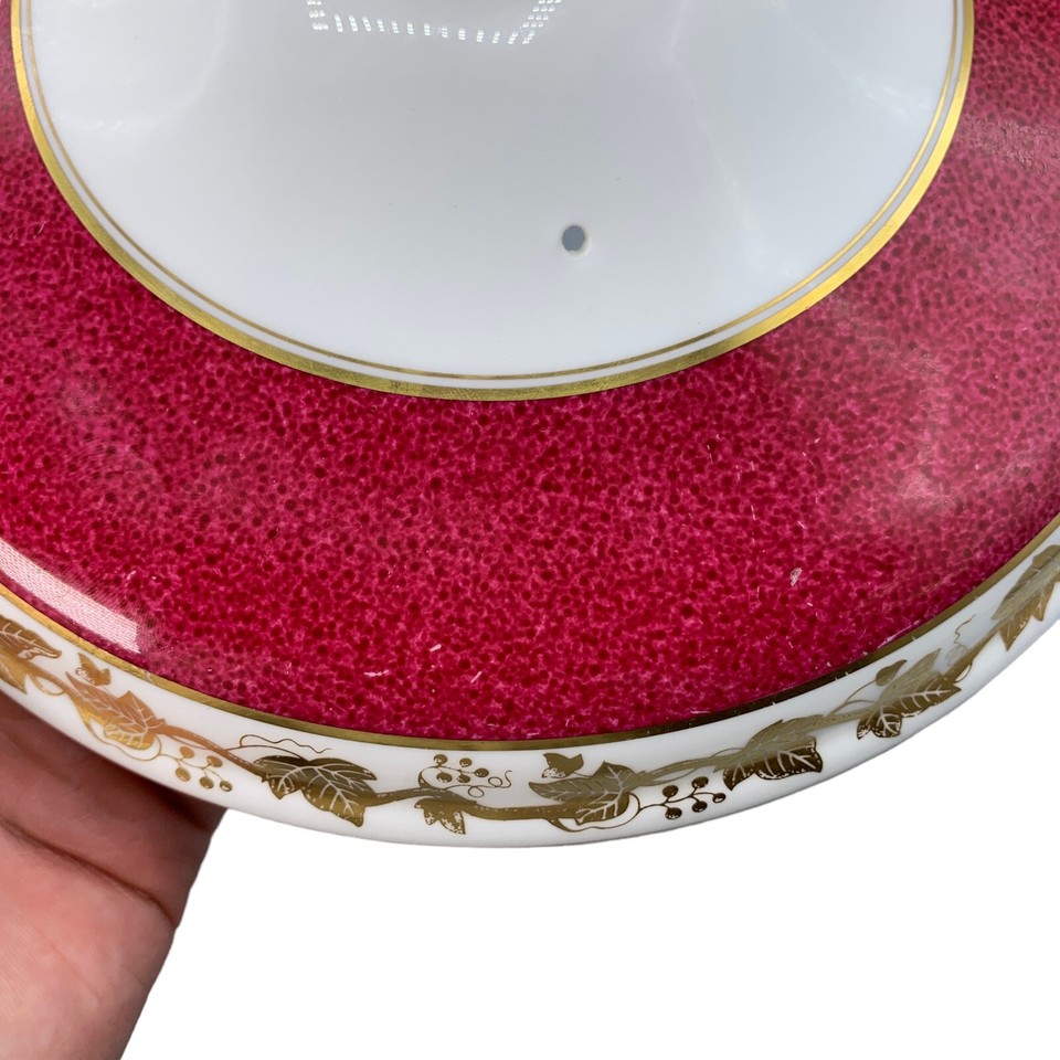 Wedgwood Whitehall Ruby W3994 Tureen Lid Round Soup Serving Dish Bone wedgwood-whitehall-ruby-w3994-tureen-lid-round-soup-serving-dish-bone