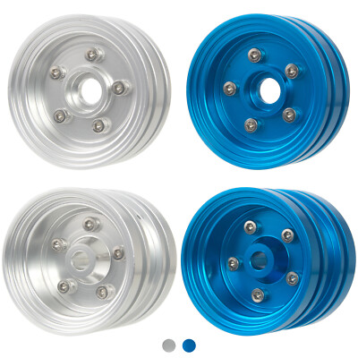 RC Car Aluminum Wheel Rim Hubs for Tamiya Grasshopper Hornet Super Champ Upgrade