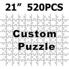 21" 520 PCS Personalized Custom Photo Jigsaw Puzzles Memorial Gift Home Decor
