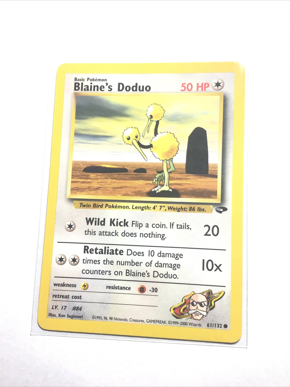 BLAINE'S DODUO - 61/132 - Gym Challenge - Pokemon Card - NM
