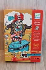 Djeco - loisir créatif - Art au numéro - Feutres Pinceaux - Pirates - comme neuf
