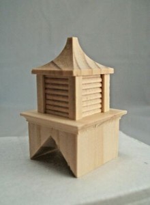 Cupola Barn Roof Half Scale 1 24 Dollhouse Wooden H2407