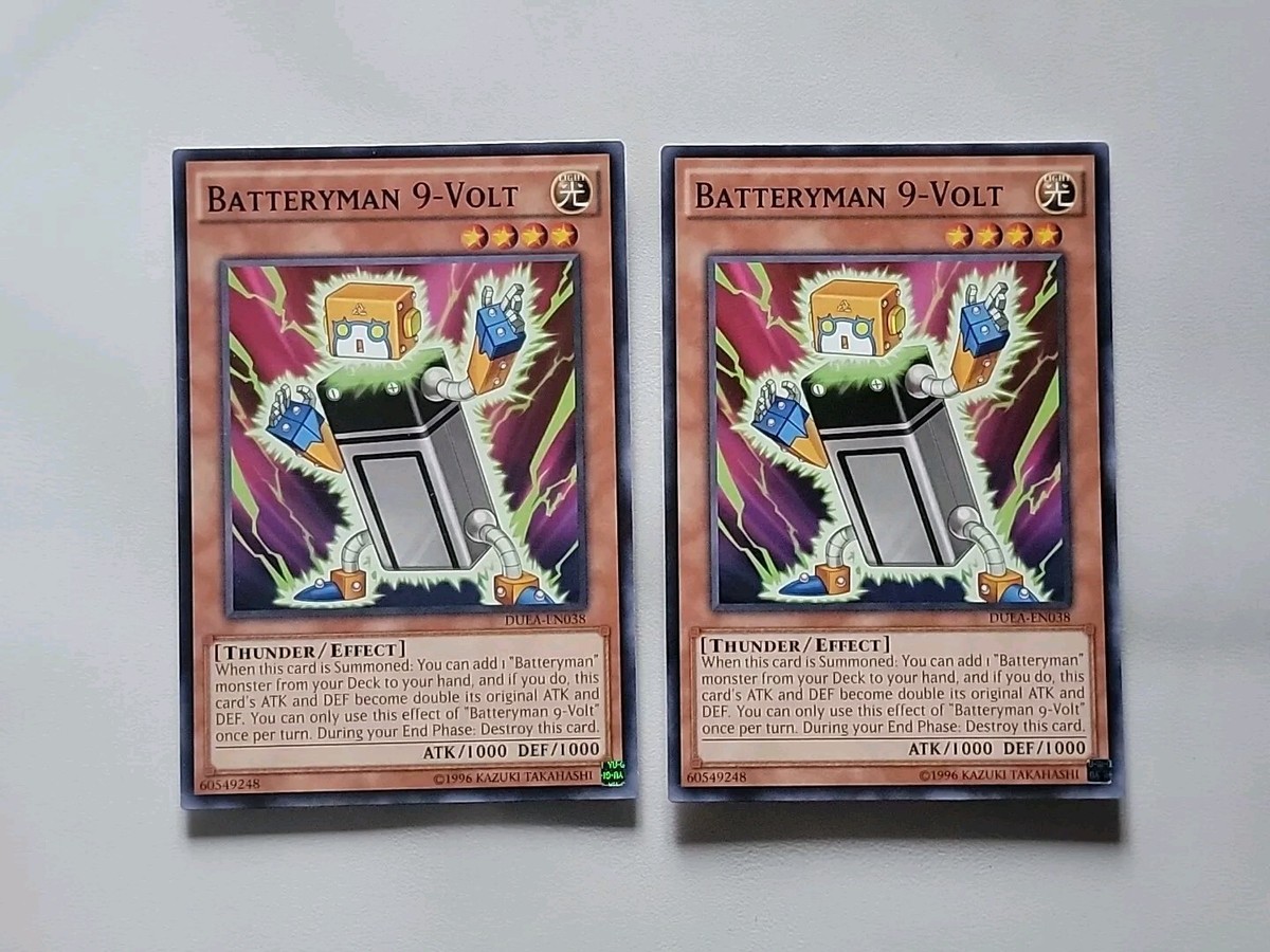 2x Batteryman 9-Volt - DUEA-EN038 - Unlimited - YuGiOh-LP