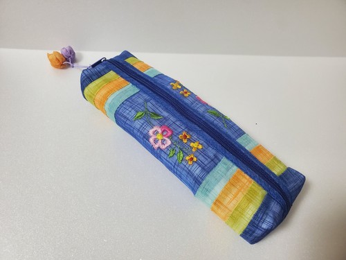 Korean Traditional Crafts Quilt Cosmetic Makeup Pouch/Pencil Case - US Seller - Picture 3 of 4