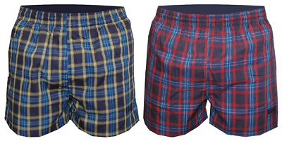 CHEX Amazon Jungen Blau Kariert SPORTS Freizeit Shorts Taschen Liniert 6-8 &