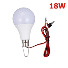 3W 6W 9W12W 15W 18W LED Light Bulb With Clip DC 12V/24V for Outdoor Camping