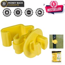 Durable 25-Pack Electric Fence Insulators for Standard T-Posts - Easy Install