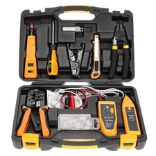 InstallerParts Professional Network Tool Kit 15 In 1 - RJ45 Crimper Tool Cat ...