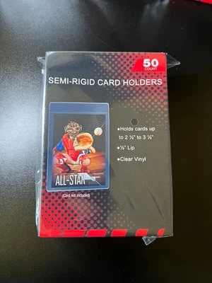 200 Ultra Pro Semi Rigid Card Holders 4 Packs of 50