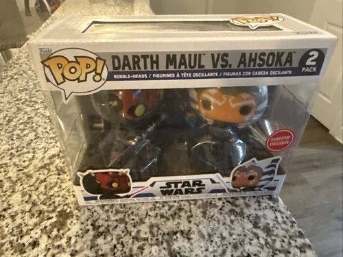 Funko Pop! Vinyl: Star Wars - Darth Maul vs. Ahsoka - GameStop (Exclusive)