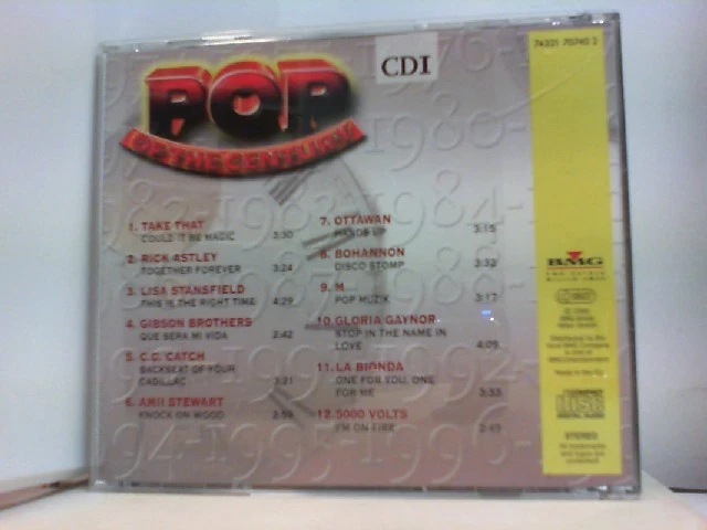 POP OF THE CENTURY CD 1 Stansfield, Lisa, Take That CC Catch, Rick Astley a. o.: - Bild 2 von 2
