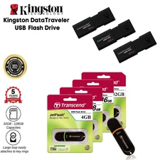 Kingston DT100 USB 3.0 UDisk Transcen 300 USB 2.0 Flash Drive Memory Stick Lot