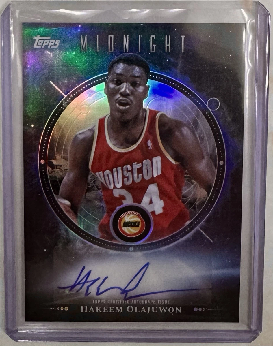 Hakeem Olajuwon Basketball Original Autographed Sports Trading