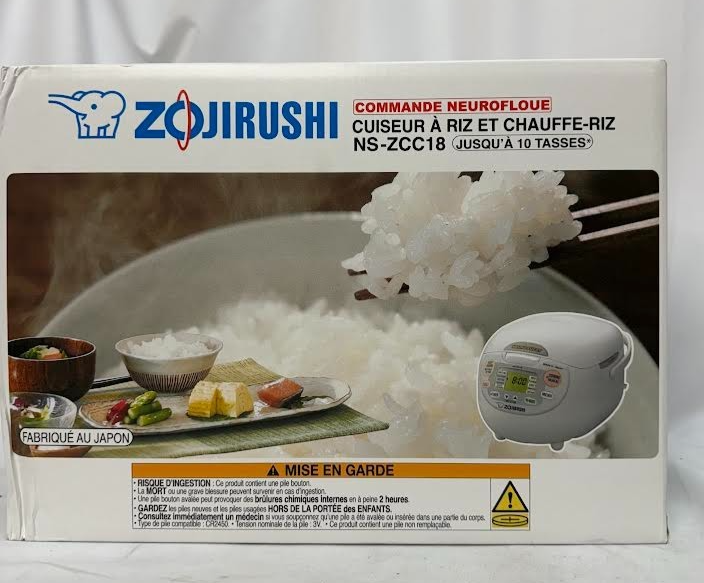 Zojirushi Neuro Fuzzy NS-ZCC18 10-Cup Rice Cooker and Warmer