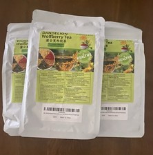 3 Packs Dandelion Wolfberry Tea Bag,Natural Kidneys Liver Health Tea,6.5 Each