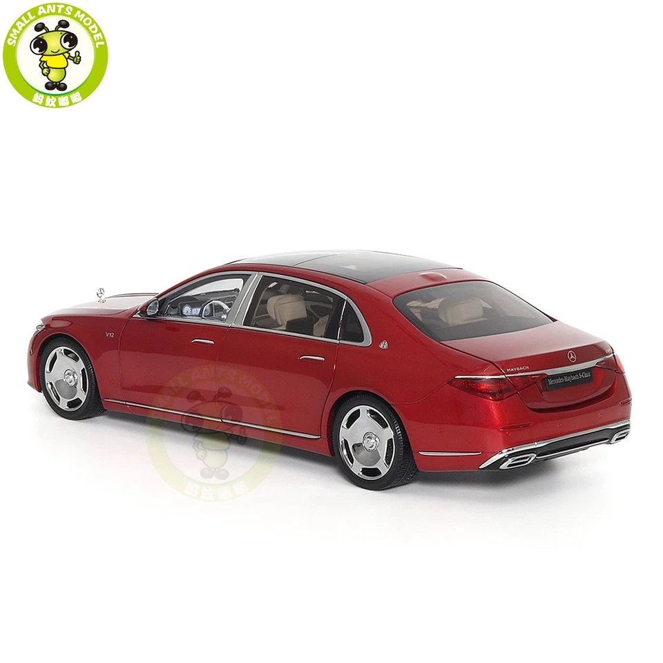 1/18 Benz Maybach S Class S680 2021 Almost Real 820119 Red Diecast Model Car - Image 4 of 4