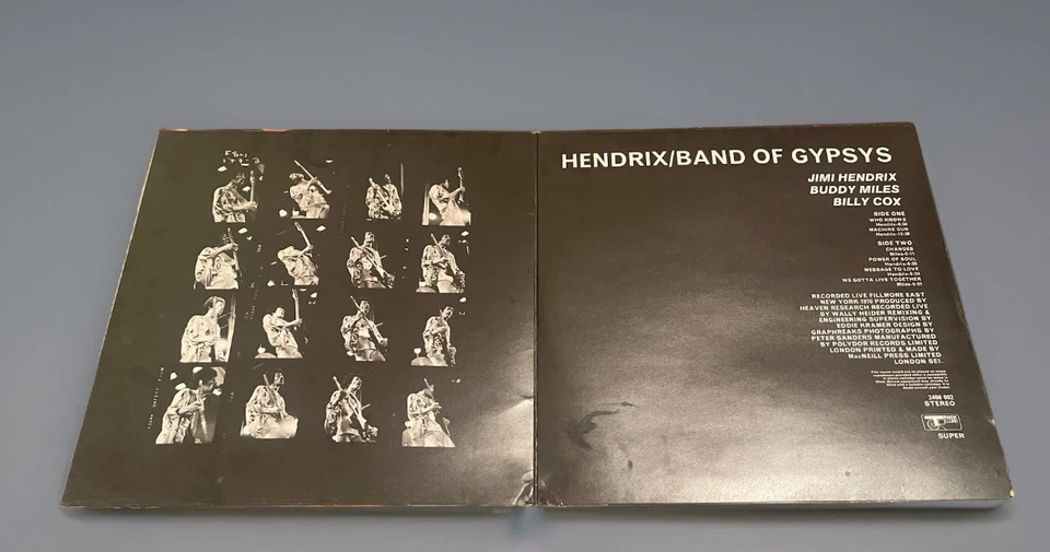 Jimi Hendrix Band Of Gypsys - Rare 1970 UK Second Sleeve On Track Records - Image 2 of 4