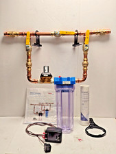 BASEVAC Dental Water ByPass System 3/4" w/Solenoid, Clear Filter Housing, Filter