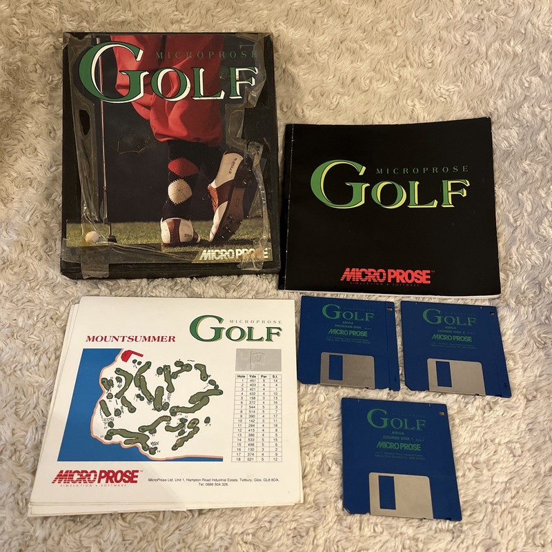 Microprose Golf Amiga Boxed