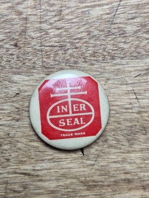Antique Pinback Button Nabisco Inner Seal Celluloid 7/8'' Whitehead & Hoag Co.