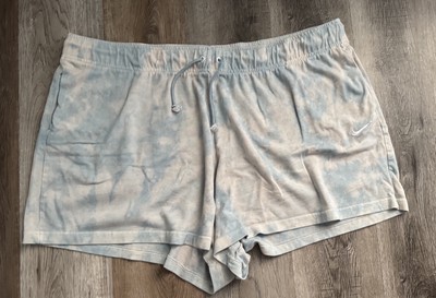 NIKE Plus Size 3X Women's Tie Dye Shorts EUC T8 Blue And White Athletic - Comfy