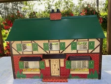 A Rich Toy Co Berkshire-Type Dollhouse with brick front