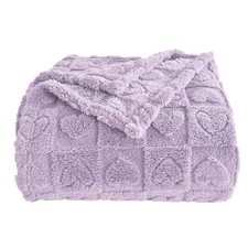 Heart Checkered Throw Blankets, for Love Mother Friends Pets,280 GSM Super So...