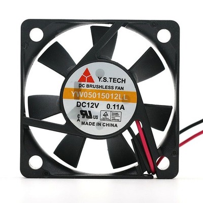 YW05015012LL 5015 5CM 12V 0.11A two-wire charger   cooling fan *qq