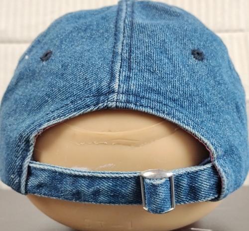 Vintage 2001 NYFD Hat Blue Denim 9/11 Baseball Cap Adjustable Strap Back - Picture 6 of 8