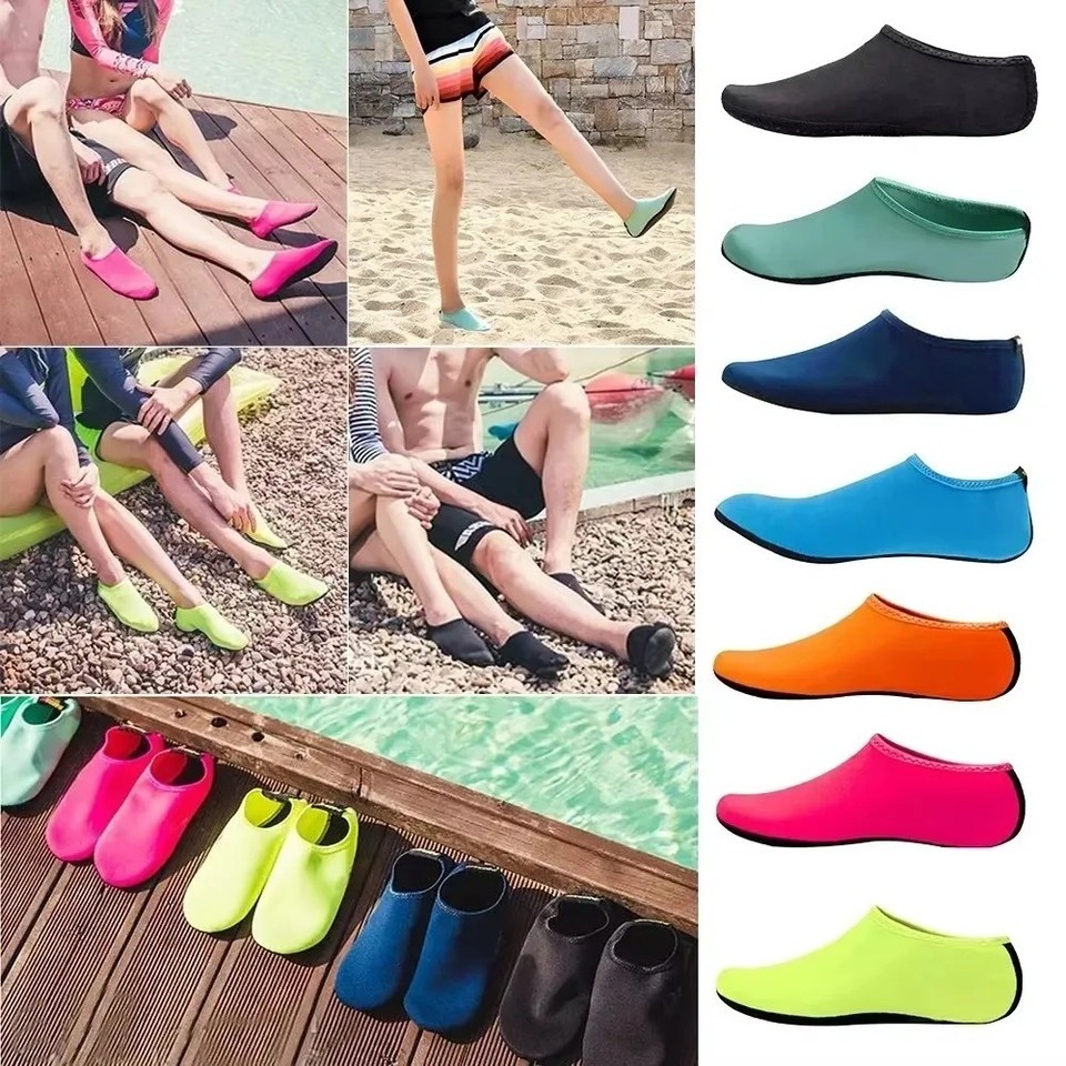 MUJERES HOMBRES NIÑOS SECADO RÁPIDO AQUA CALCETINES ZAPATOS PARA AGUA PLAYA SURF NATACIÓN TRAJE DE NEOPRENO