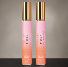 2pcs Bath  Body Works  FRESH MUSK  PERFUME SPRAY  Travel Size