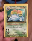 Miscut Venusaur 15/102 Base Set Holo Rare 1999 English WOTC Pokémon TCG Card