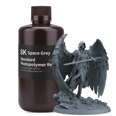 ELEGOO 8K 3D Printer Resin 1000G Space Grey