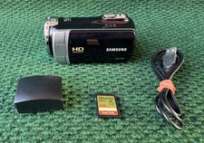 Samsung HMX-F90 HD Camcorder Black 52x Optical Zoom LCD Screen SD USB