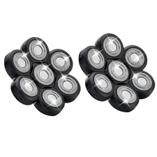 Shaver Heads 7-Head Replacement Razor Blades 2-Pack for Electric Foil Shaver