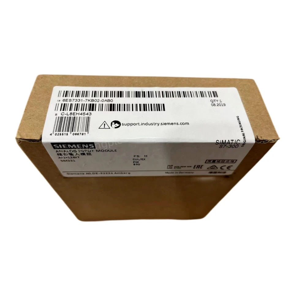 Módulo de entrada analógica Siemens 6ES7331-7KB02-0AB0 6ES7 331-7KB02-0AB0 1 PIEZA nuevo Foto 4 de 4