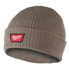 Milwaukee Rib-Knit Cuffed Beanie - Brown